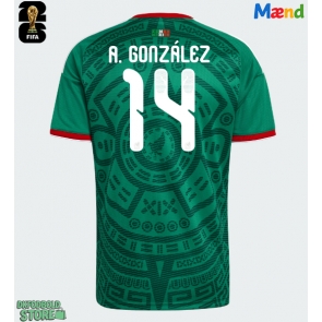 Mexico Armando Gonzalez #14 Replika Hjemmebanetrøje VM 2026 Kortærmet